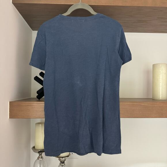 Avocado Motivational Lightweight Tee in Blue - Picture 3 of 4